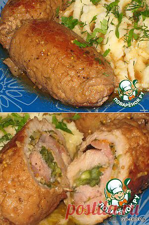 Мясные рулетики «Мужские слезы» - кулинарный рецепт