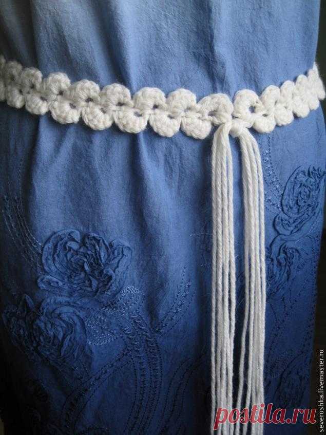 Поясок крючком — Сделай сам, идеи для творчества - DIY Ideas