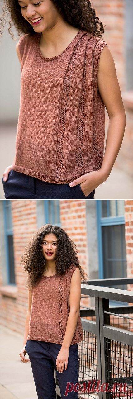 Ravelry: Folded Lace Tank pattern by Bristol Ivy
