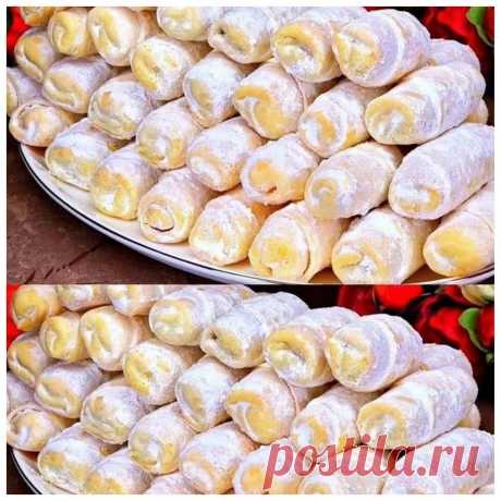 😍1. НЕЖНЫЕ, КАК МОРОЖЕНОЕ. ТРУБОЧКИ С ИЗУМИТЕЛЬНОЙ НАЧИНКОЙ ЗА 15 МИНУТ! 💙☕💓