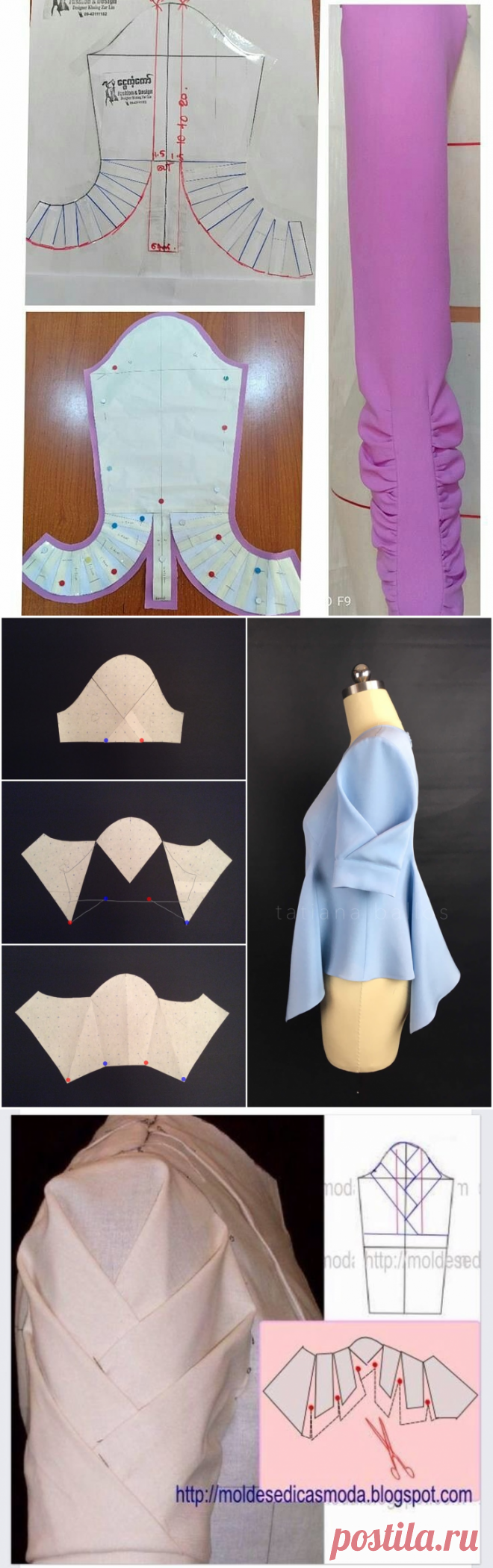 Моделирование оригинальных рукавов &mdash; Сделай сам, идеи для творчества - DIY Ideas