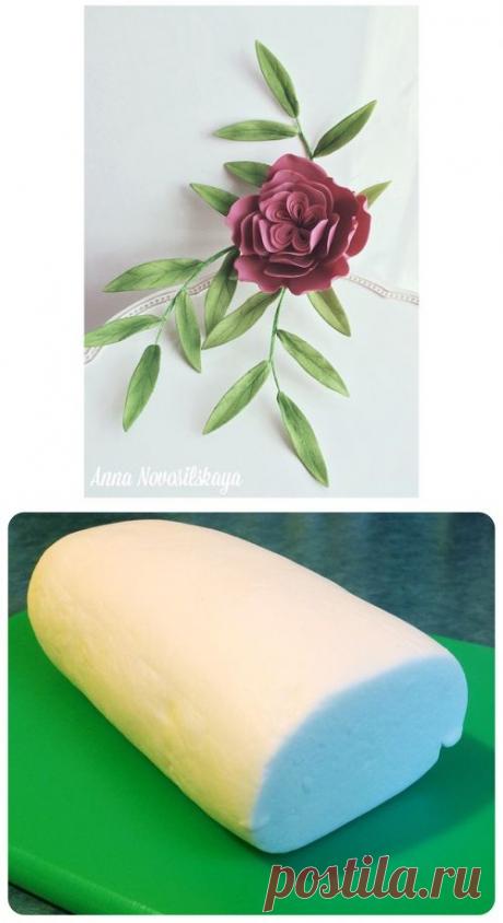 Рецепт цветочной мастики - Sugar Design