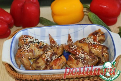 Куриные крылышки "Взмах крыла" - кулинарный рецепт