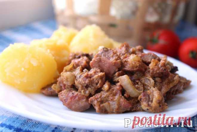 Как приготовить куриные желудки, чтобы были мягкими и сочными (+3 рецепта)   Ингредиенты:  Куриные желудки &ndash; 1 кг. Лук репчатый &ndash; 3-4 шт. Кефир &ndash; 0,5 л. Масло растительное &ndash; для жарки Соль, перец &ndash; по вкусу Лавровый лист
