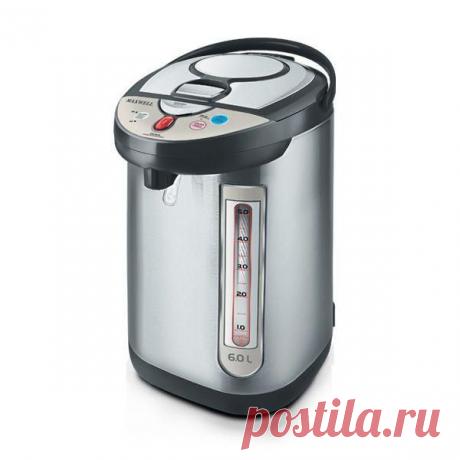 Термопот Maxwell 1752MW(GY)
3 040 руб.

2 температурных режима: 65/98 градусов +
Автоматическая подача воды электропомпой +
Кнопка для блокировки подачи воды +
Максимальная мощность (Вт) 750-890
Максимальный объем (Л) 6
Многоуровневая защита: автоматическое отключение при закипании, отключение при недостаточном количестве воды +
Панель контроля режимов функционирования +
Световой индикатор рабочего состояния +
Функция повторного кипячения +