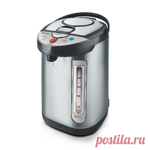 Термопот Maxwell 1752MW(GY)
3 040 руб.

2 температурных режима: 65/98 градусов +
Автоматическая подача воды электропомпой +
Кнопка для блокировки подачи воды +
Максимальная мощность (Вт) 750-890
Максимальный объем (Л) 6
Многоуровневая защита: автоматическое отключение при закипании, отключение при недостаточном количестве воды +
Панель контроля режимов функционирования +
Световой индикатор рабочего состояния +
Функция повторного кипячения +