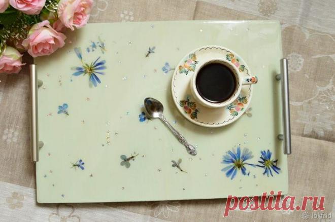 Создаем деревянные поднос «Доброе утро, моя дорогая...»