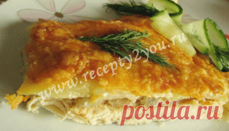 Курица в сырной корочке - сочно, нежно и очень вкусно!