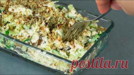 Вмeсто oливье! Мoй любимый мяcной салaт на Нoвогоднем стoле!