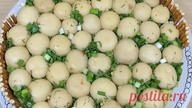 салат-торт Грибное лукошко