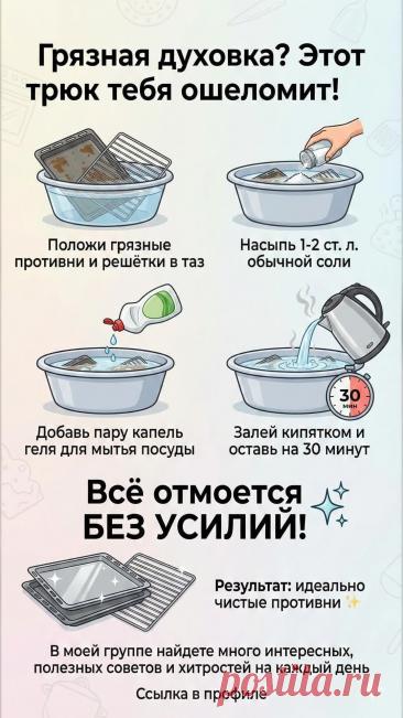 Как очистить духовку