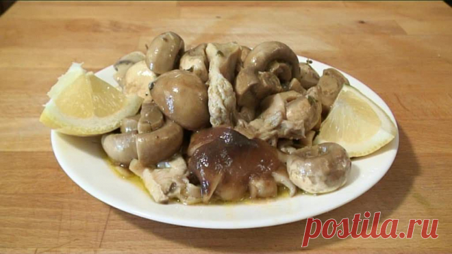 Маринование грибов.