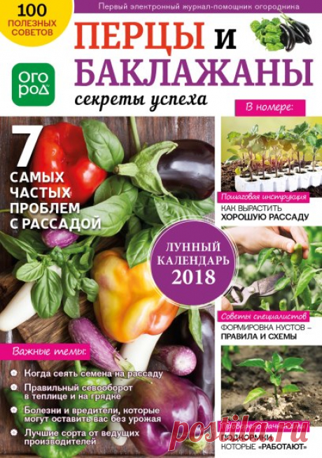 Все о выращивании перцем и баклажанов. Бесплатный электронный журнал от Огород.ru