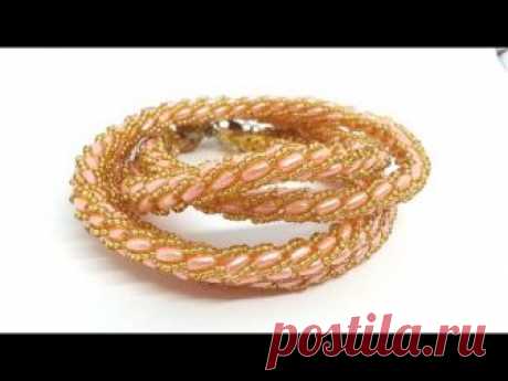 Турецкий жгут из бисера. Мастер класс.