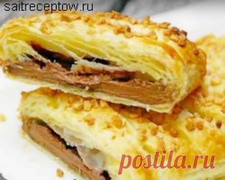 Шоколад в слоёном тесте | Сайт рецептов
