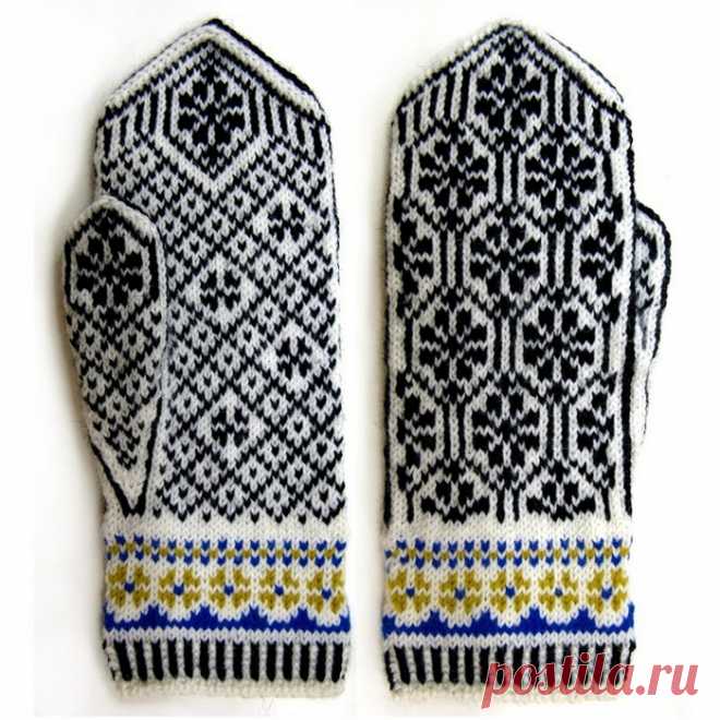 Варежки ручной работы Галины Решетниковой