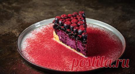 Торт с черникой и голубикой, пошаговый рецепт с фото