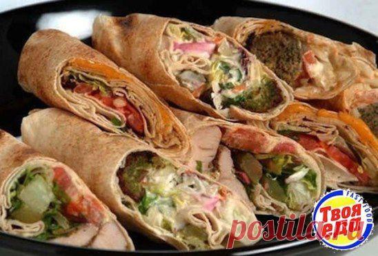 Очень вкусная шаурма "по-домашнему"!
Рецепт на нашем сайте: http://fb.me/7grQihGaI 
Приятного аппетита!