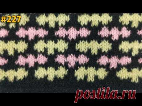How to knitting double colour design for ladies cardigan/cardigan/baby knitting pattern 💕