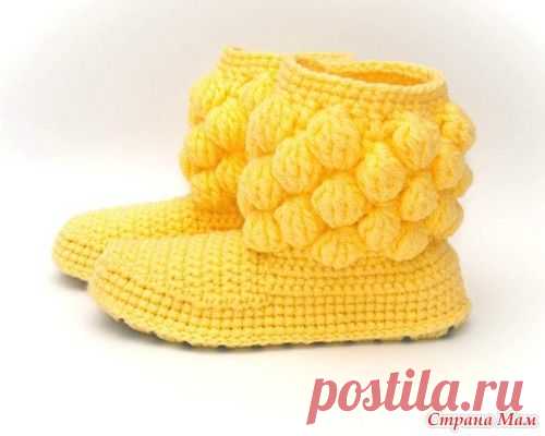 ИДЕИ И МАСТЕР КЛАССЫ ПО ВЯЗАНОЙ ОБУВИ