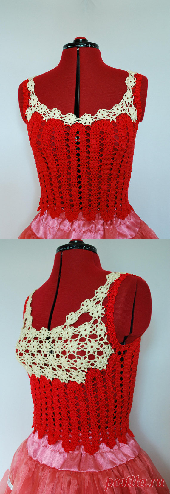 Crochet top Crochet blouse Lace top Womens clothing
