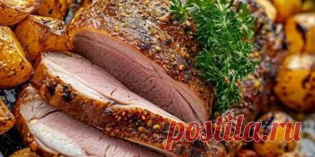 АРОМАТНАЯ СВИНИНА С ГОРЧИЦЕЙ В ДУХОВКЕ