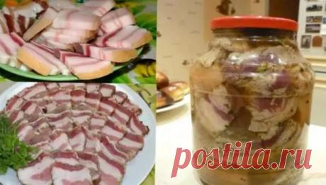 Бабушкин рецепт засолки пикантного сала в банке долгого хранения - Вкусные рецепты - медиаплатформа МирТесен