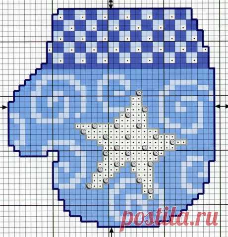 Новогодние схемы для вышивки — DIYIdeas