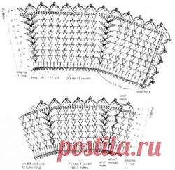 Белый воротник и манжеты