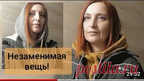 Вязаный КАПОР // МАНИШКА с капюшоном СПИЦАМИ.
