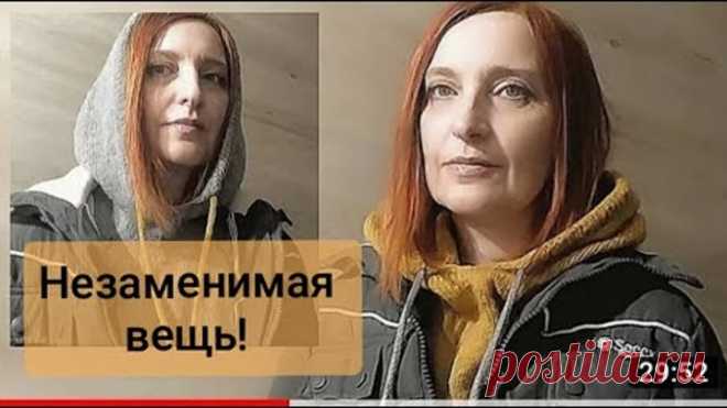 Вязаный КАПОР // МАНИШКА с капюшоном СПИЦАМИ.