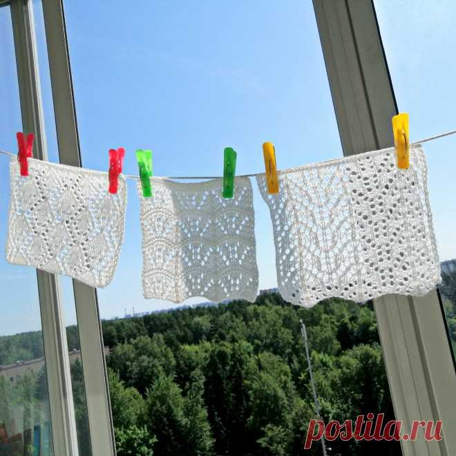 Нежный ажур спицами. 7 узоров со схемами – Paradosik Handmade - вязание для начинающих и профессионалов