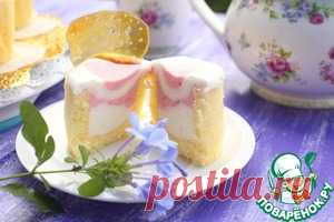 Клубничные пирожные в бисквитном стаканчике - кулинарный рецепт