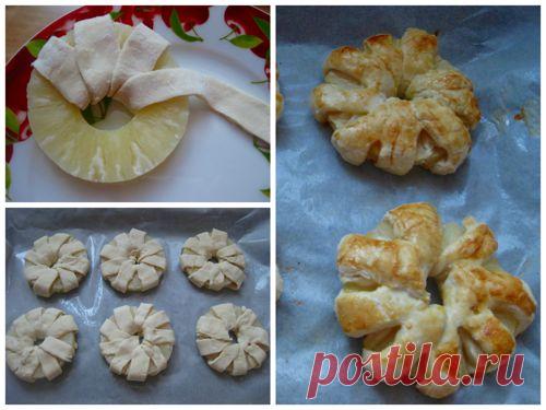 Печенье "Ананасовые цветы"