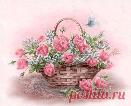 Корзины с цветами