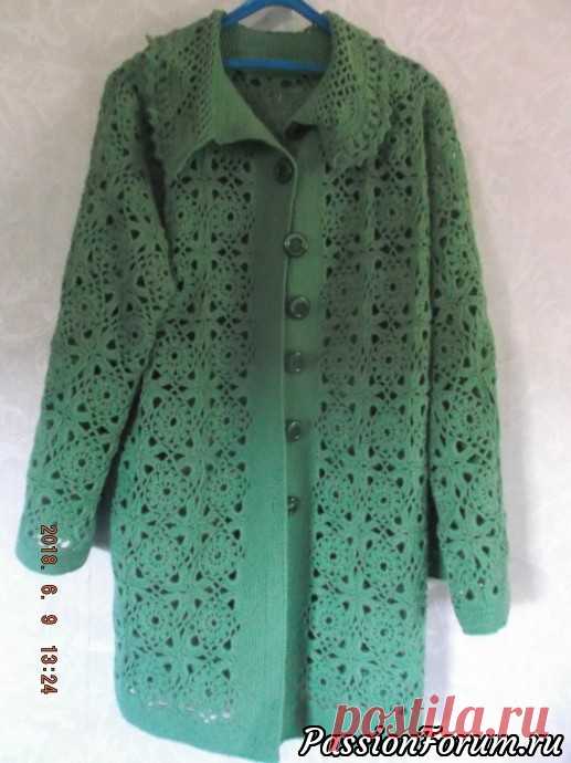 Жакет из отдельных квадратиков - запись пользователя Наталия&handiwork (Наталия) в сообществе Вязание крючком в категории Женская одежда крючком. Схемы и описание