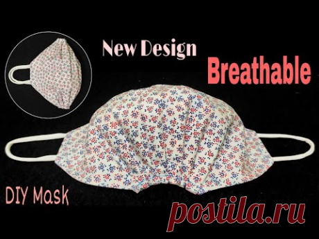 New Design - Breathable DIY Mask | The Mask does not touch your mouth and nose, easier to breathe