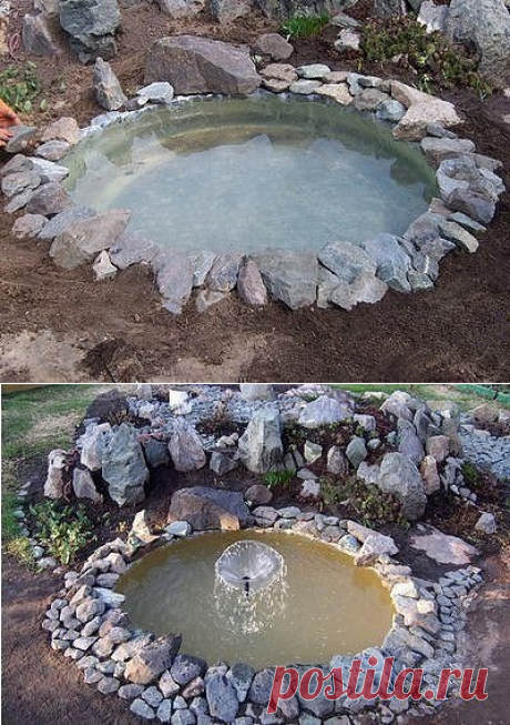 Декоративный пруд своими руками — Сделай сам, идеи для творчества - DIY Ideas