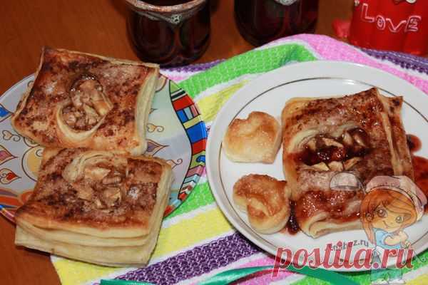 Слойки сердечки. Выпечка ко дню Валентина своими руками Слойки сердечки «Валентинки» станут удивительным сюрпризом для дорогих людей. Готовятся они быстро, из простых компонентов. Выпечка ко дню Святого Валентина