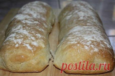 Как сделать чиабатту. Домашний вкусный хлеб