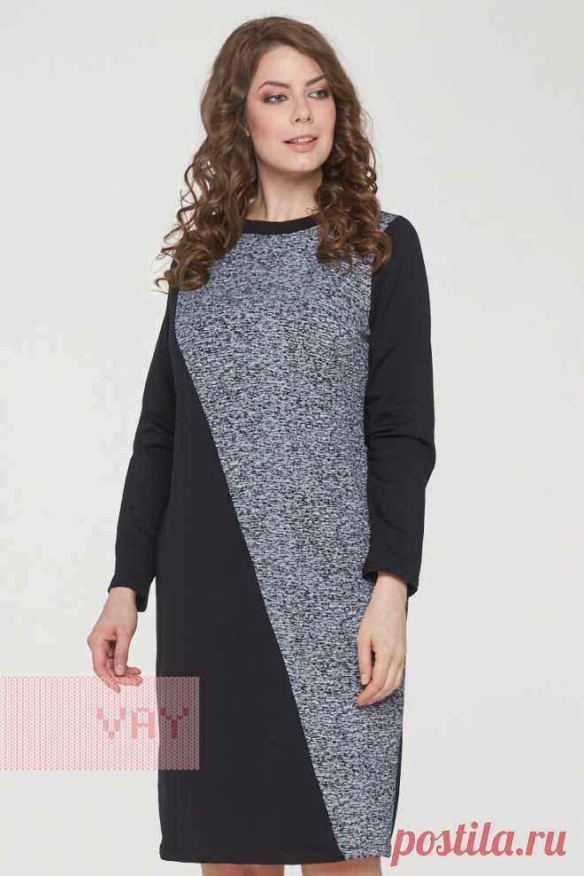 Летние платья от марки VAY. Женские летние платья VAY (артикул 182-3451), цветовое решение черный/березка/черный. Ещё больше женских платьев марки ВЭЙ на оптовом сайте производителя VAY - Ньювэй.ру https://www.newvay.ru