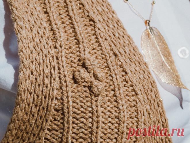 Перед вязаной вещи задирается из-за пышной груди. Делюсь простым способом, как выровнять низ изделия. Сложные расчёты не потребуются | Министерство вязальных дел | Дзен