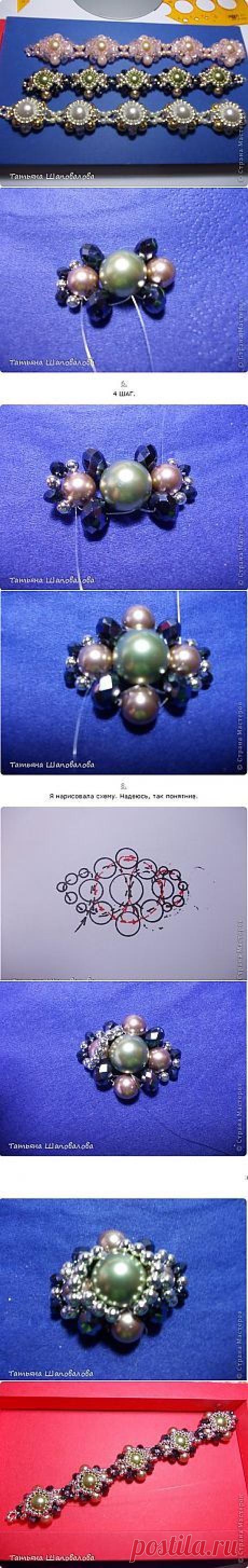 (8) Браслет из бисера "Праздничный" | necklace lenghts