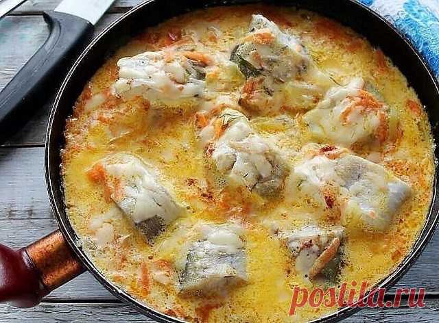 Я готовлю только так минтай в сметанном соусе — Домашняя кулинария