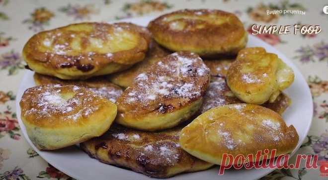 Пирожки с вишней на сковороде - Рецепты Simple Food