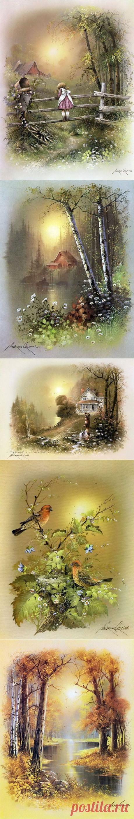 Сказочный уголок, художник Andres Orpinas