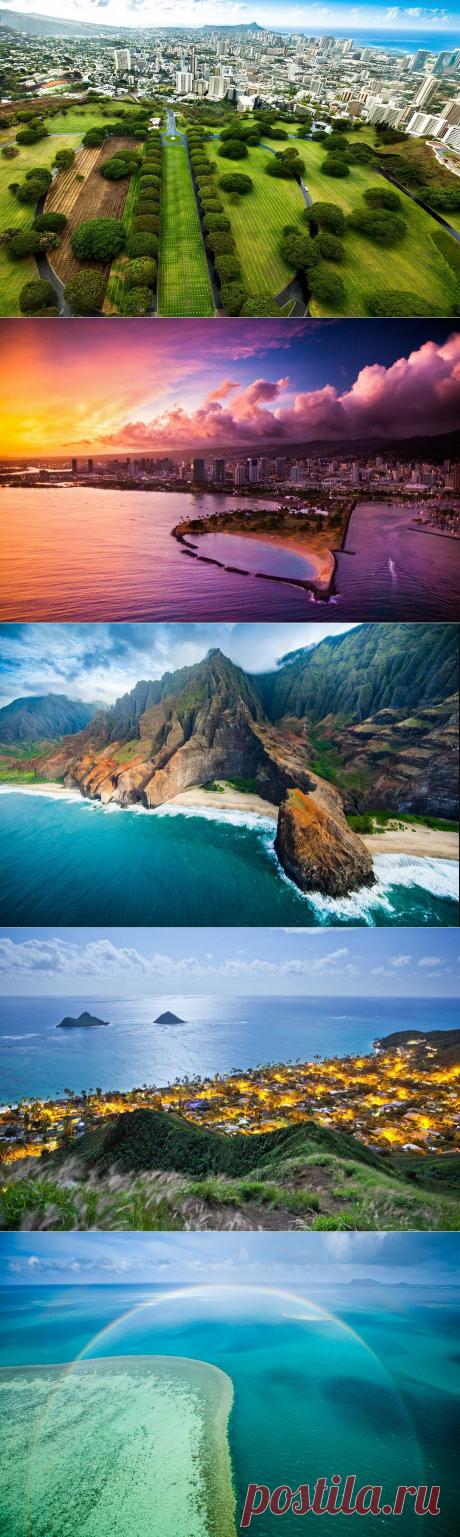 Гавайи с высоты.