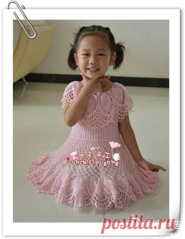 платье для девочки крючком - Самое интересное в блогах