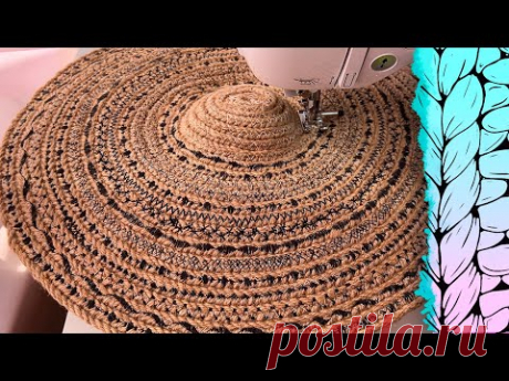 🤩💃🏼 ЭТУ СУМКУ ПРОВОЖАЮТ ВЗГЛЯДОМ! Из обычного джута … такая красота!!!