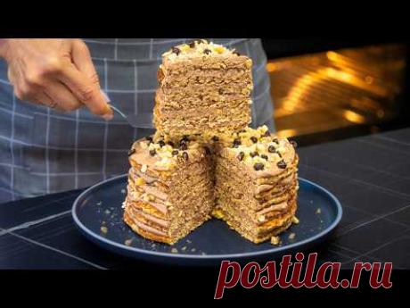 ТОРТ  ИЗ  ОВСЯНКИ  И  БАНАНОВ